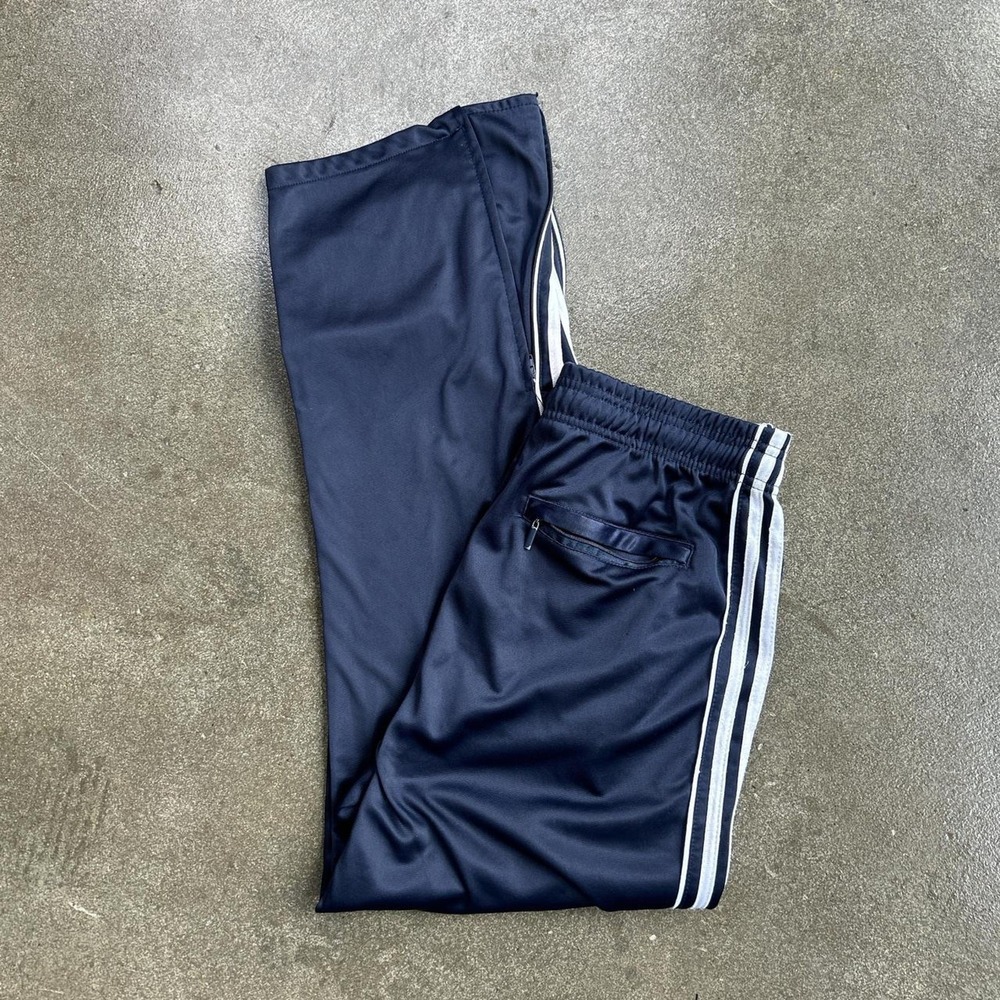 Vintage Haband Active Joe Navy White Stripe Medium Windbreaker Track Oants